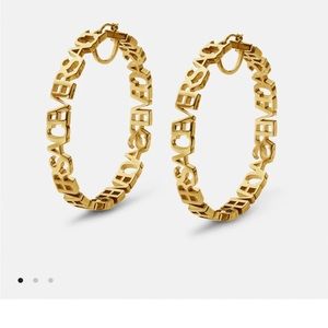 Beautiful Versace Hoop Earrings